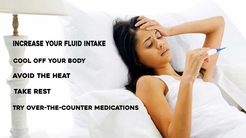 How can you treat your fever